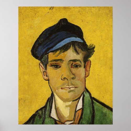 Vincent van Gogh  Young Man with a Hat 1888 Poster