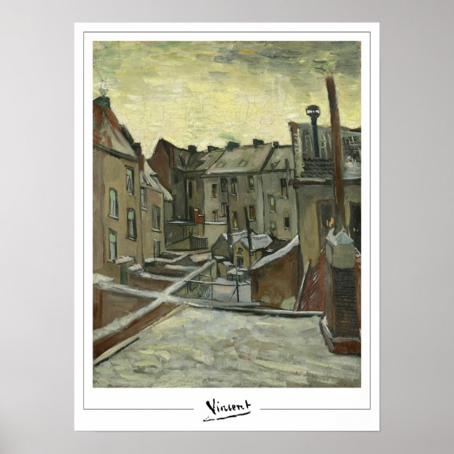 Vincent Van Gogh Zedign Art Poster #10-3 (Front)