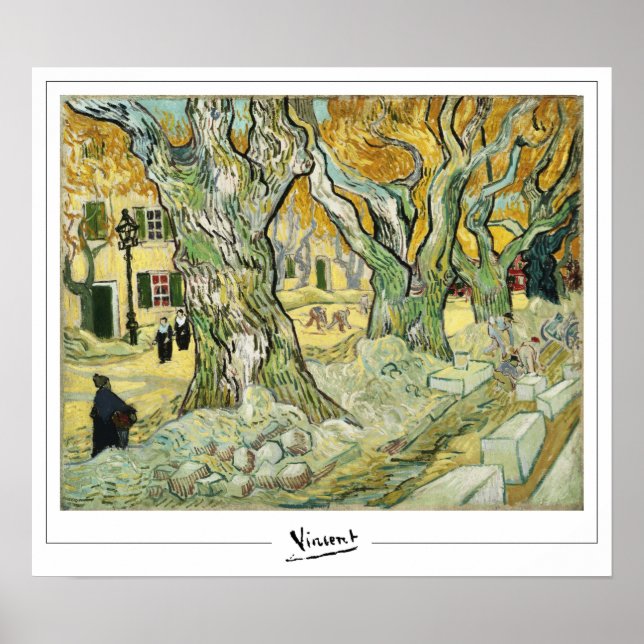 Vincent Van Gogh Zedign Art Poster #13-2 (Front)