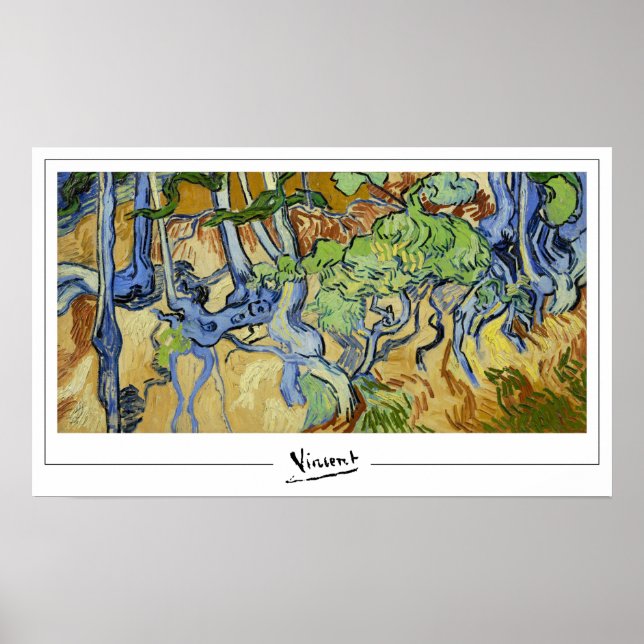 Vincent Van Gogh Zedign Art Poster #14-2 (Front)