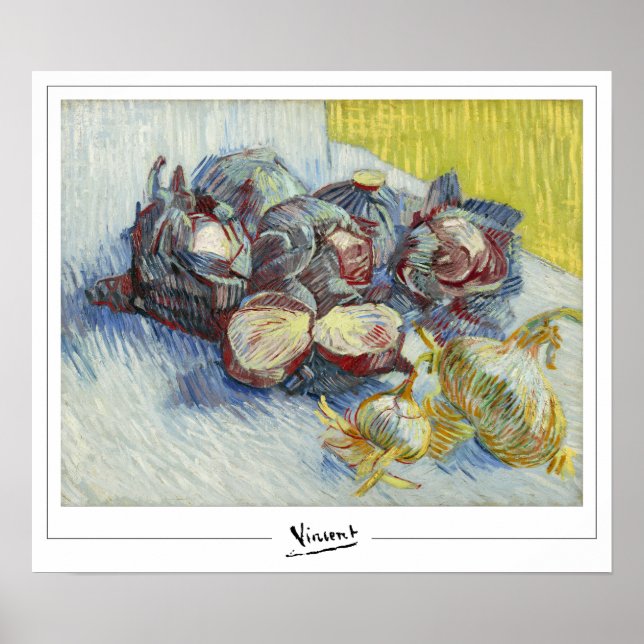 Vincent Van Gogh Zedign Art Poster #18-2 (Front)