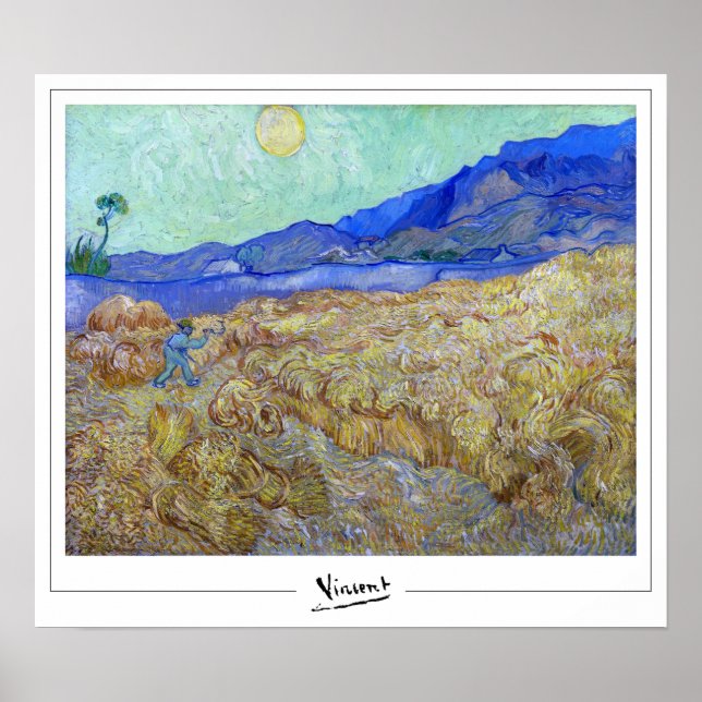 Vincent Van Gogh Zedign Art Poster #34-2 (Front)