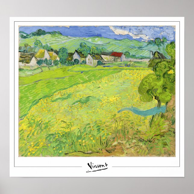 Vincent Van Gogh Zedign Art Poster #50-2 (Front)