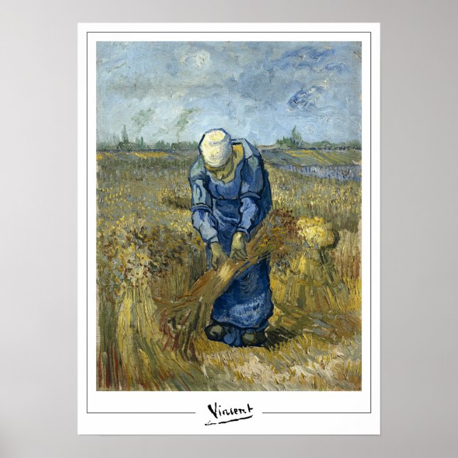 Vincent Van Gogh Zedign Art Poster #50-3 (Front)