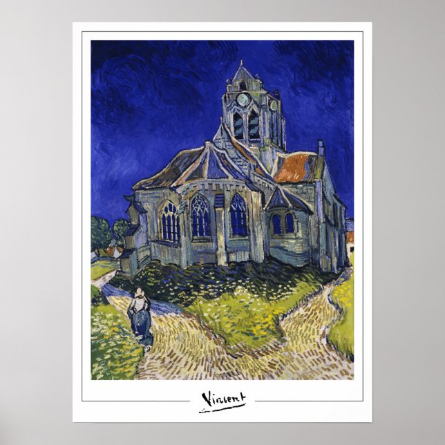 Vincent Van Gogh Zedign Art Poster #5-2 (Front)