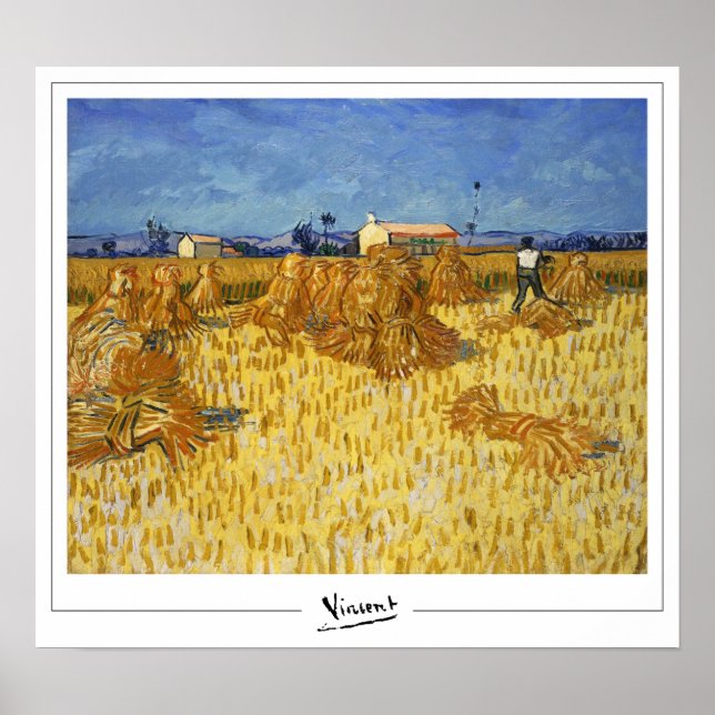 Vincent Van Gogh Zedign Art Poster #7-3 (Front)
