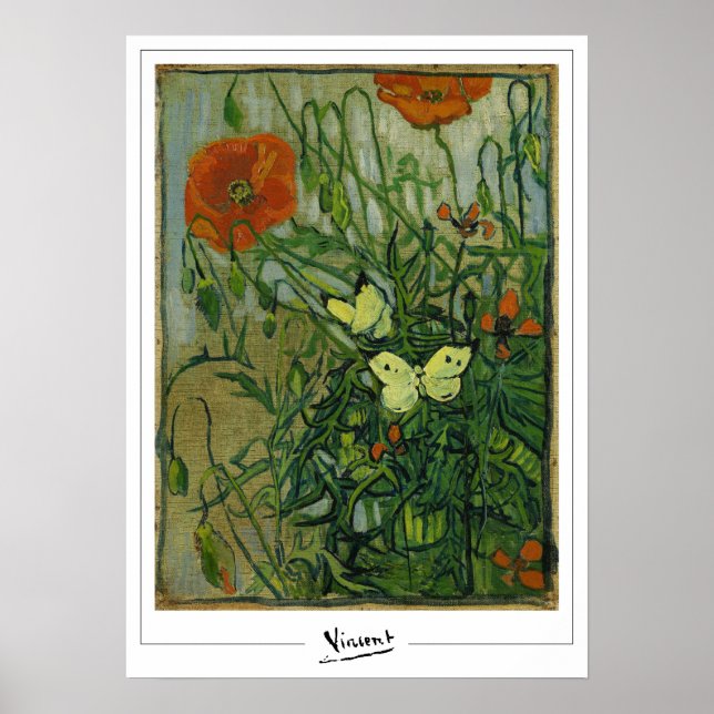Vincent Van Gogh Zedign Art Poster #8-2 (Front)