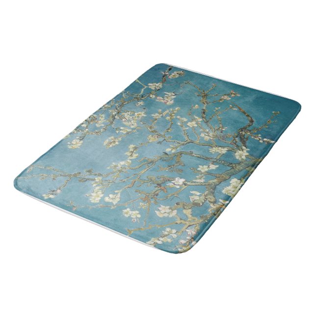 Vincent van Gogh's Almond blossom (1890) Bath Mat (Angled)