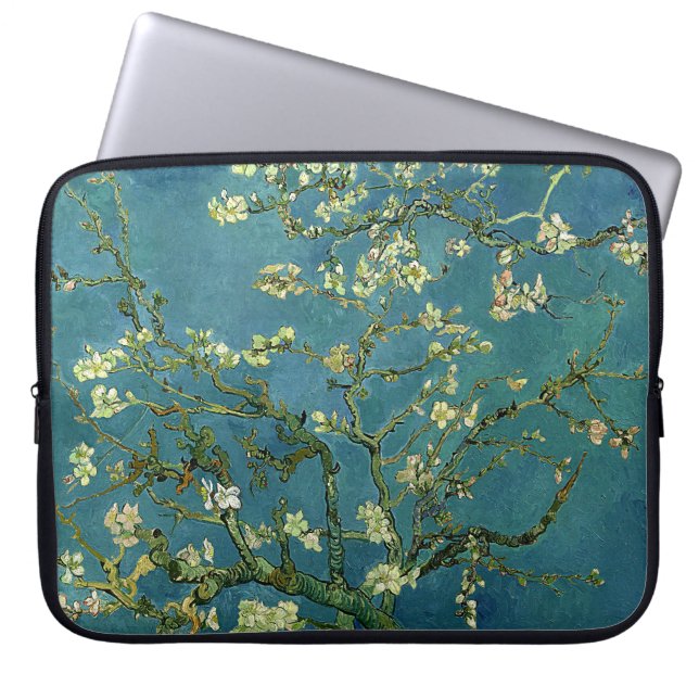 Vincent van Gogh's Almond Blossom Laptop Sleeve (Front)