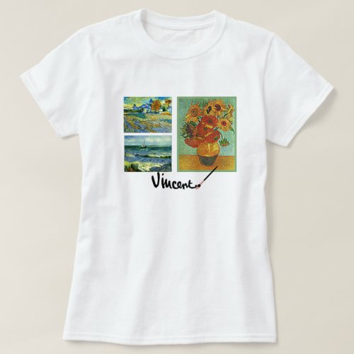 Vincent van Goghs famous artwork T_Shirt