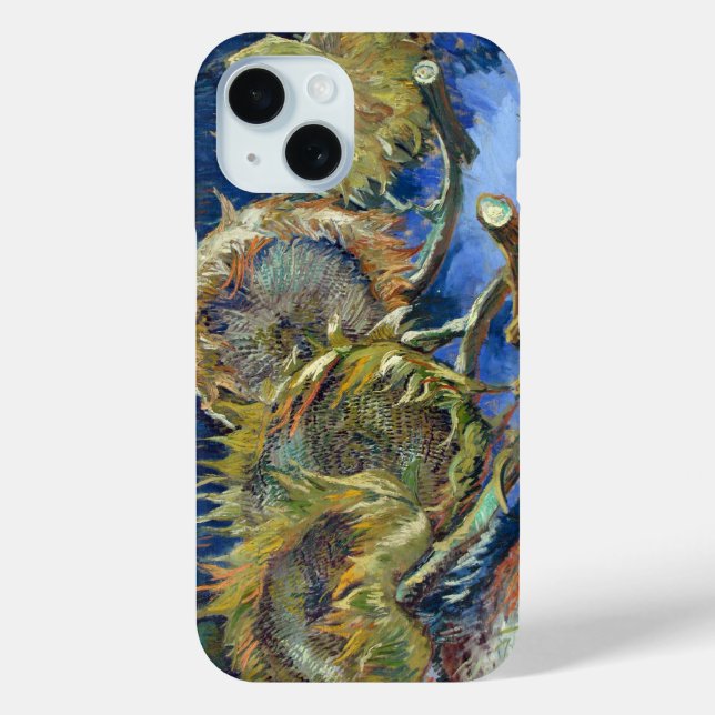 Vincent van Gogh's Four Withered Sunflowers Case-Mate iPhone Case (Back)