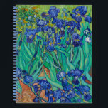 Vincent Van Gogh's Irises Notebook<br><div class="desc">Vincent Van Gogh's Irises (1889).</div>