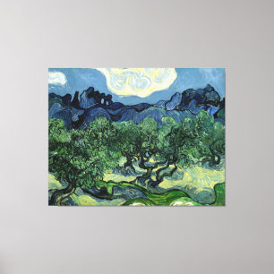 Vincent van Gogh's Olive Trees (1889) Canvas Print