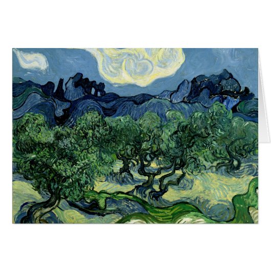 Vincent van Gogh's Olive Trees (1889) Cards (Front Horizontal)