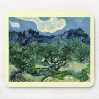 Vincent van Gogh's Olive Trees (1889) Mouse Pad