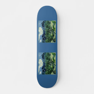 Vincent van Gogh's Olive Trees (1889) Skateboard Deck