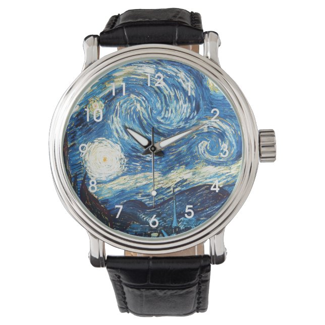 Vincent van Gogh's painting, Starry Night, Watch (Front)