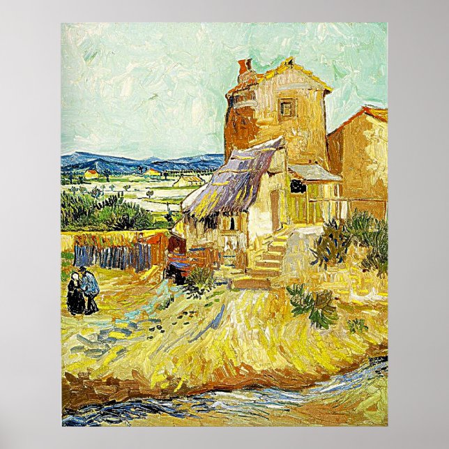 Vincent van Gogh's Painting "The Old Mill" (1888) Poster (Front)