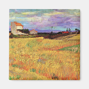 Vincent van Gogh's painting, Wheat Field, Magnet