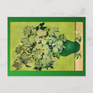 Vincent Van Gogh's Roses Postcard