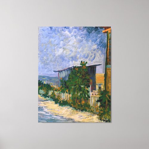 Vincent van Goghs Shelter on Montmartre Canvas Print