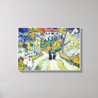 Vincent van Gogh's Stairway at Auvers (1890)  Canvas Print