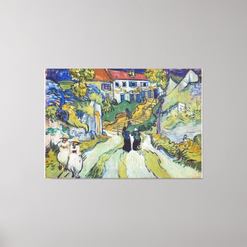 Vincent van Goghs Stairway at Auvers Canvas Print