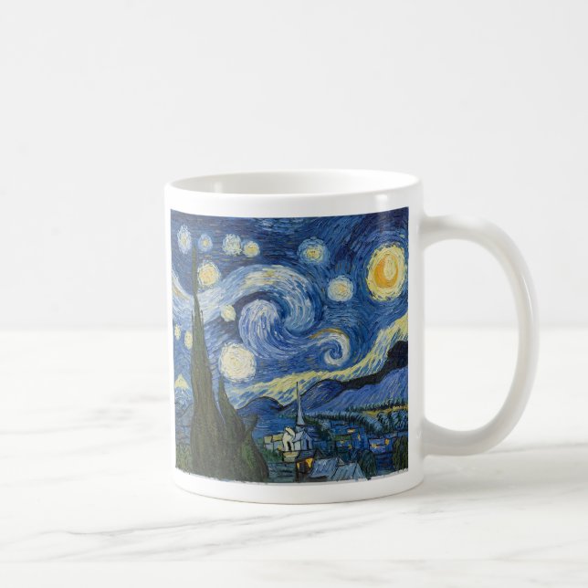 Vincent Van Gogh's Starry Night Coffee Mug (Right)