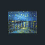 Vincent van Gogh's Starry Night Over the Rhone Canvas Print<br><div class="desc">Vincent van Gogh's Starry Night Over the Rhone Canvas Print
Vincent van Gogh's Starry Night Over the Rhone (1888)</div>