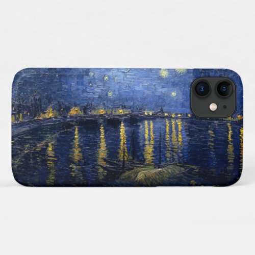 Vincent van Goghs Starry Night Over the Rhone iPhone 11 Case