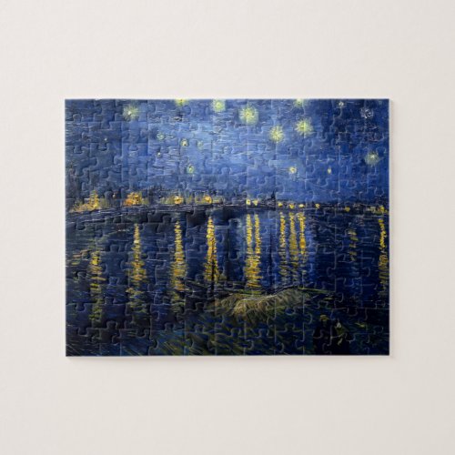 Vincent van Goghs Starry Night Over the Rhone Jigsaw Puzzle