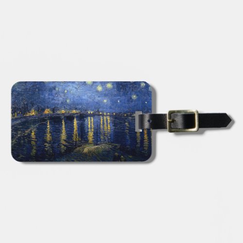 Vincent van Goghs Starry Night Over the Rhone Luggage Tag