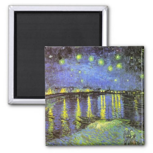 Vincent van Goghs Starry Night Over the Rhone Magnet