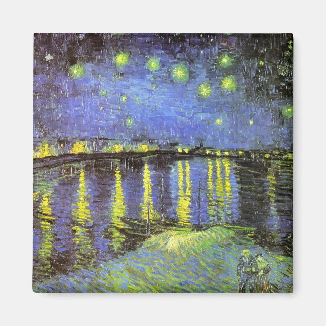 Vincent van Gogh's Starry Night Over the Rhone Magnet (Front)