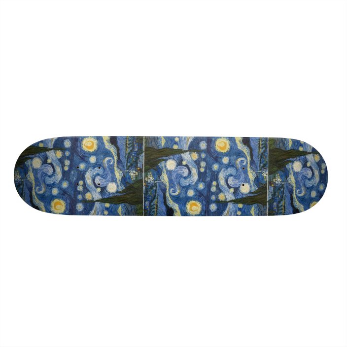 Starry Night Skateboard Deck 