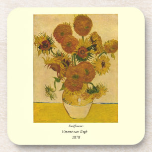 Vincent van Gogh's Sunflowers, 1878 Coaster