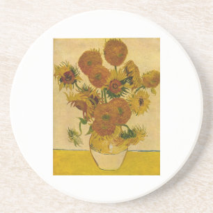 Vincent van Gogh's Sunflowers, 1878 Drink Coaster