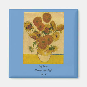 Vincent van Gogh's Sunflowers, 1878 Magnet