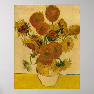 Vincent van Gogh's Sunflowers, 1878 Poster