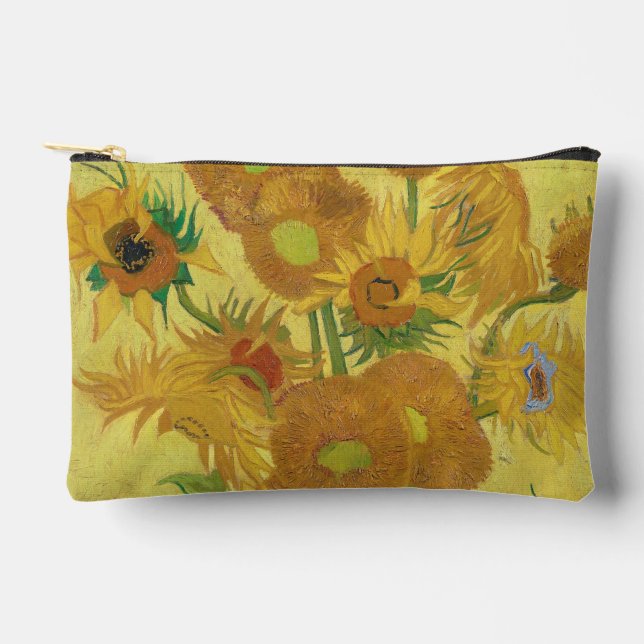 Vincent van Gogh's Sunflowers (1888) Accessory Pouch (Front)