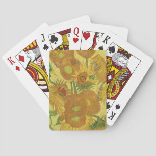 Vincent van Gogh's Sunflowers (1888) Poker Cards