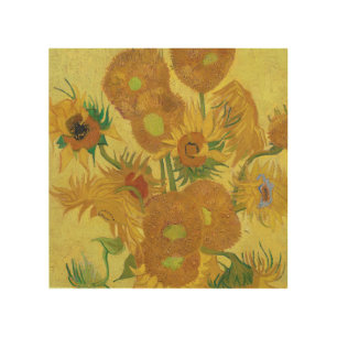 Vincent van Gogh's Sunflowers (1888) Wood Wall Art