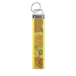 Vincent van Gogh's Sunflowers (1888) Wrist Keychain