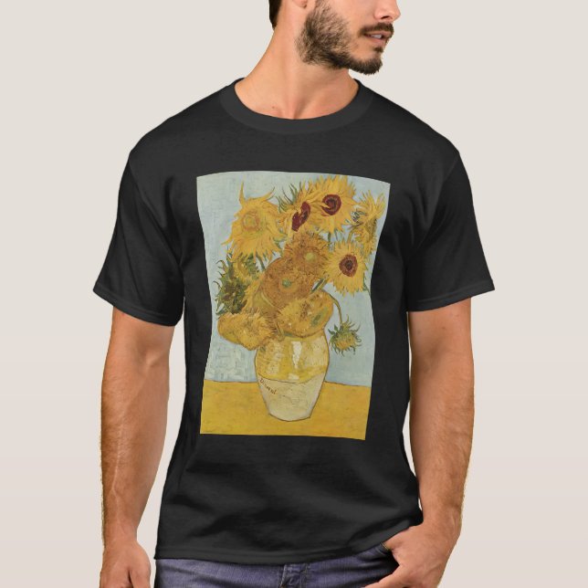 Vincent Van Gogh'S Sunflowers T-Shirt (Front)