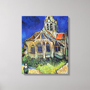 Vincent van Gogh's The Church at Auvers Canvas Print