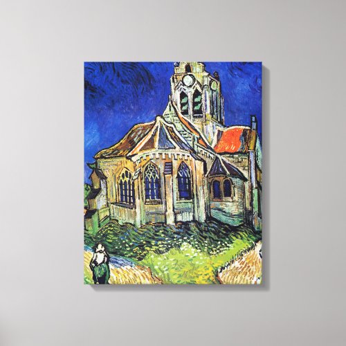 Vincent van Goghs The Church at Auvers Canvas Print
