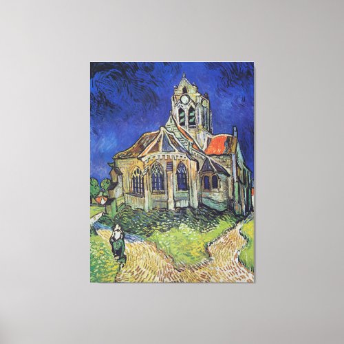 Vincent van Goghs The Church at Auvers Canvas Print