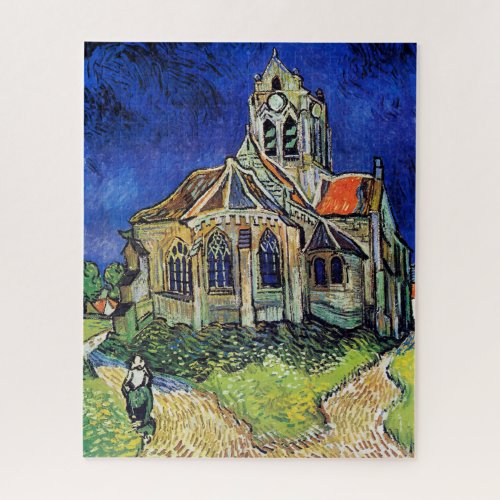 Vincent van Goghs The Church at Auvers Jigsaw Puzzle
