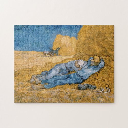 Vincent van Goghs The Siesta 1890  Jigsaw Puzzle
