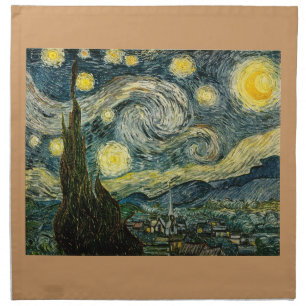 Vincent van Gogh's The Starry Night (1889) Cloth Napkin